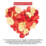 Mix fresa-plátano 200g - fresas liofilizadas y plátano liofilizado como delicioso snack en bolsa Productos deshidratados Naty Shop