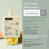 Suavinex, Syndet champú bebé para piel y cabello, sin jabón, 750ml + loción corporal hidratante, 750ml, apto para pieles sensibles y recién nacidos, con un 90%-93% de ingredientes naturales. Niños - Baño y Cuidado de la Piel Naty Shop