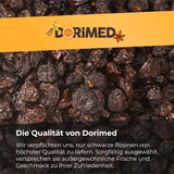 Pasas negras moradas 1 kg | Uvas pasas | Sin semillas y sin azúcar | productos sin ingeniería genética | Apto para vegetarianos y veganos | Ideal para combinar con chocolate y productos deshidratados de Naty Shop.