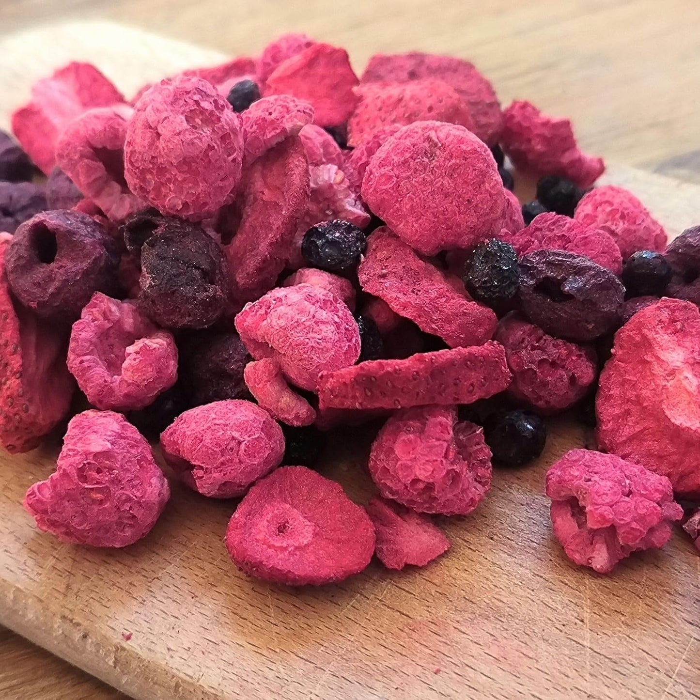 Mezcla de frutas liofilizadas Super Berries | XL 300g Frutos secos sin azúcar | Frutos secos | Frutos secos Liofilizados Fresas Frambuesas Arándanos Liofilizados ZingyZoo Productos deshidratados Naty Shop