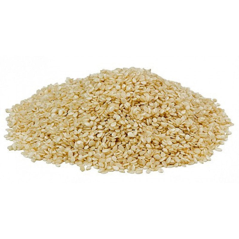 BrandX Semillas de Sésamo Blanco 50 g - Sabor Crujiente y Natural Ricas en Calcio y Proteína Vegana