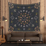 Tapiz 130 130mx150m fases lunares lienzo flores Hogar - Accesorios y Decoración Naty Shop Default Title
