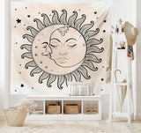 Tapiz abakuhaus Wanderlust mundo animal mapa dibujos Hogar - Accesorios y Decoración Naty Shop Gris Antracita Tostado 230L X 140B Cm