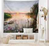 Tapiz abakuhaus pasión por los viajes animales mapa del mundo dibujos Hogar - Accesorios y Decoración Naty Shop Rosa y azul 230L X 140B Cm