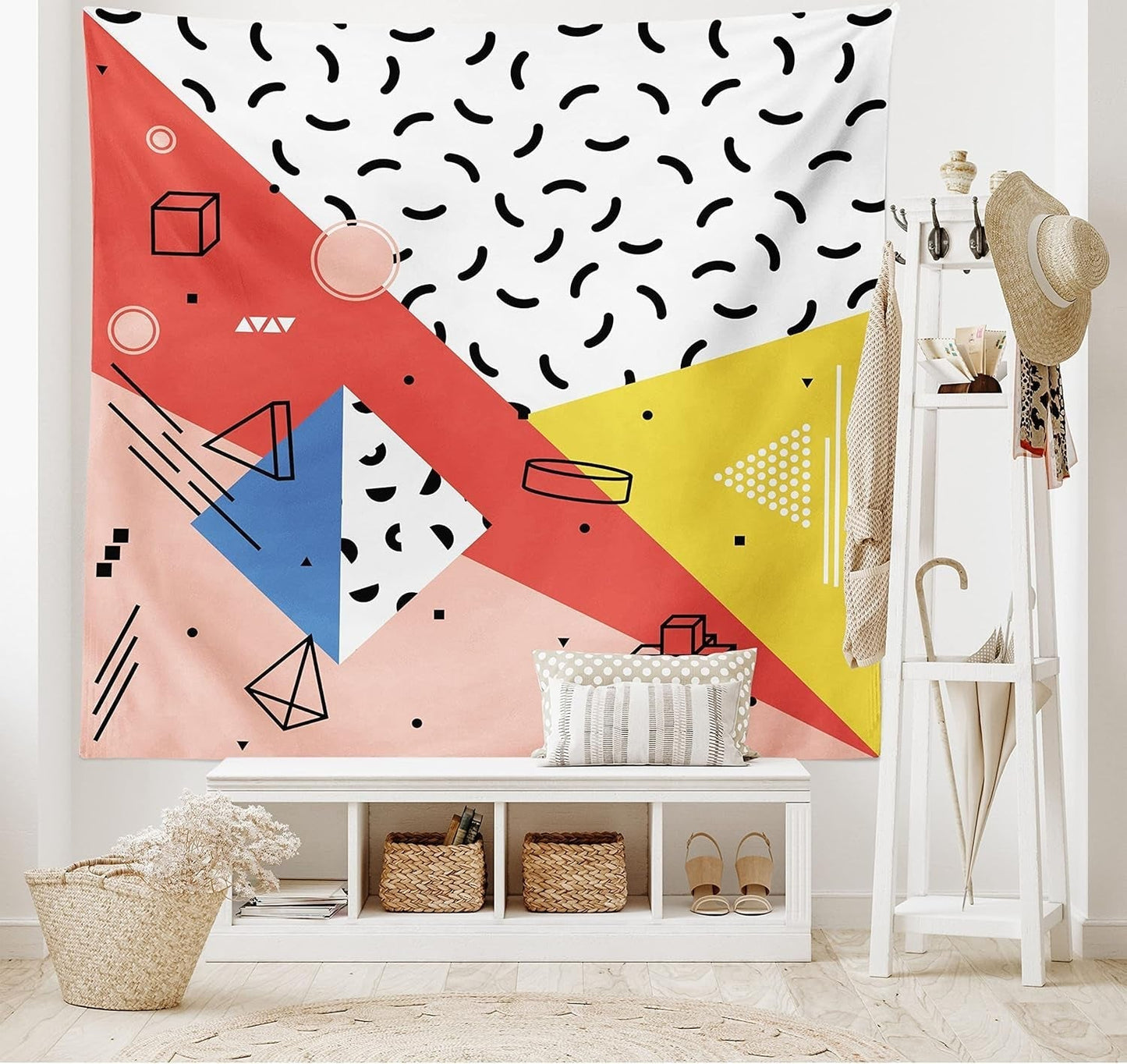 Tapiz abakuhaus Wanderlust mapa animal del mundo de dibujos animados - Naty Shop
