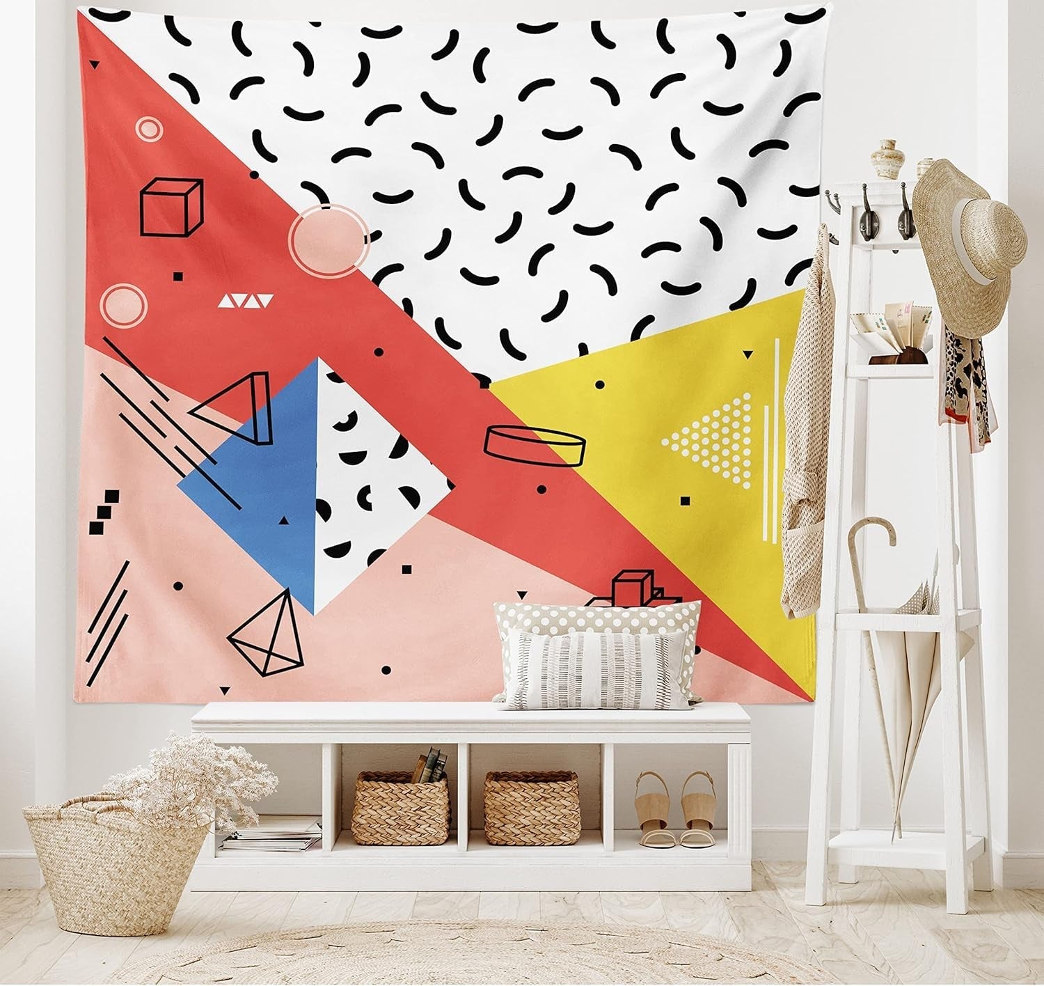 Tapiz abakuhaus Wanderlust mapa animal del mundo de dibujos animados - Naty Shop