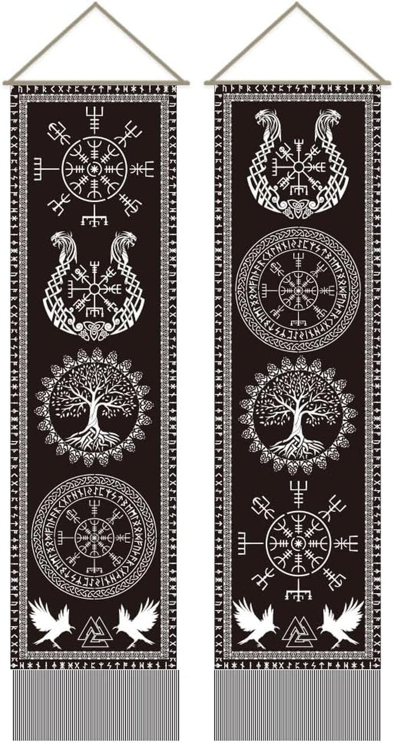 Tapiz artesanal símbolo vikingo árbol de la vida runas Inicio - Accesorios y Decoraciones Naty Shop Default Title