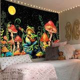 Tapiz alishomtll rana seta luna estrellas colorido Hogar - Accesorios y Decoración Naty Shop