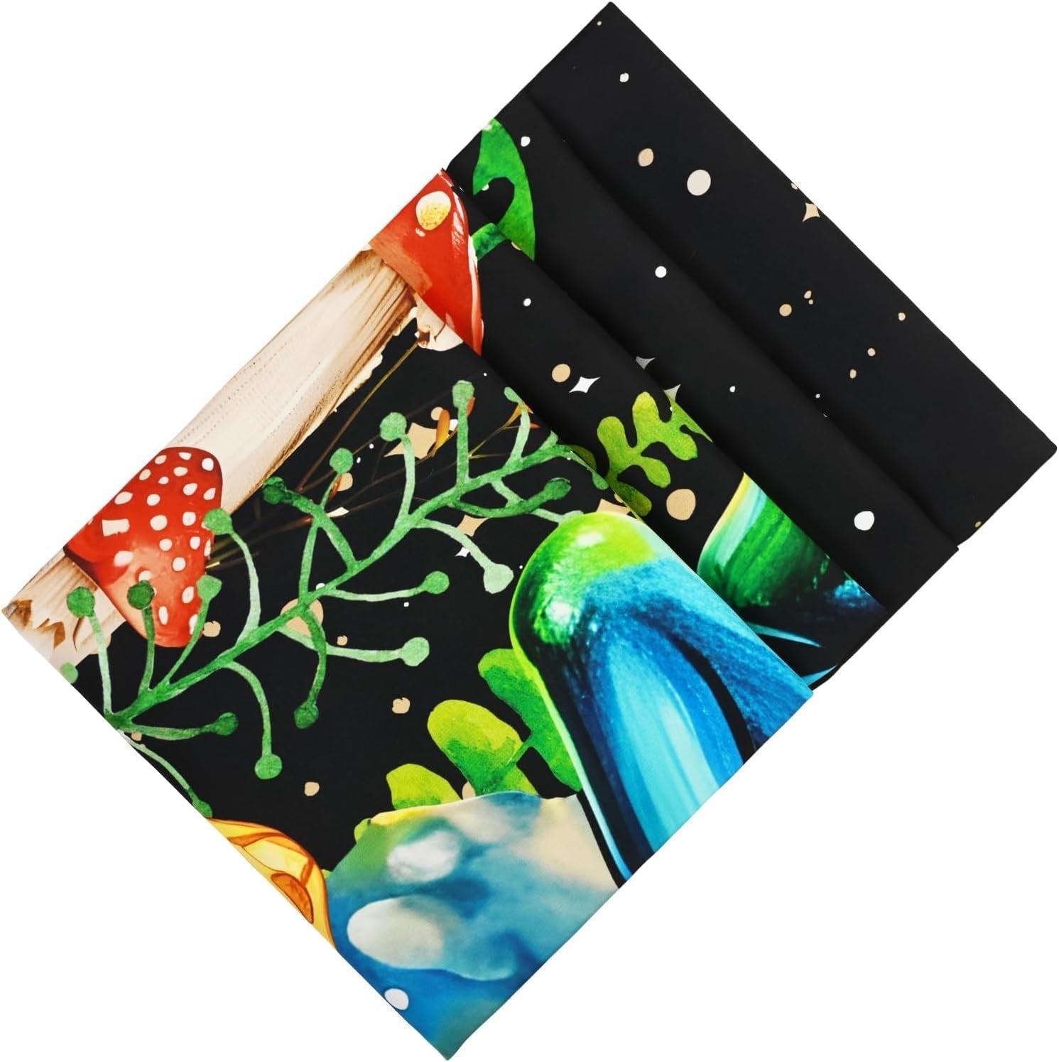 Tapiz alishomtll rana seta luna estrellas colorido Hogar - Accesorios y Decoración Naty Shop
