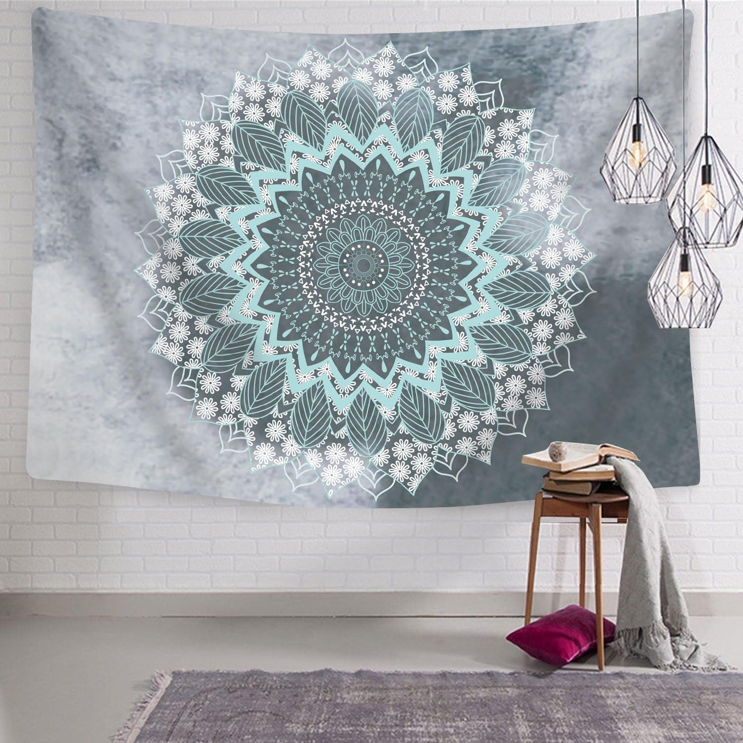 Tapiz alishomtll mandala indio yoga hippie tela Hogar - Accesorios y Decoración Naty Shop