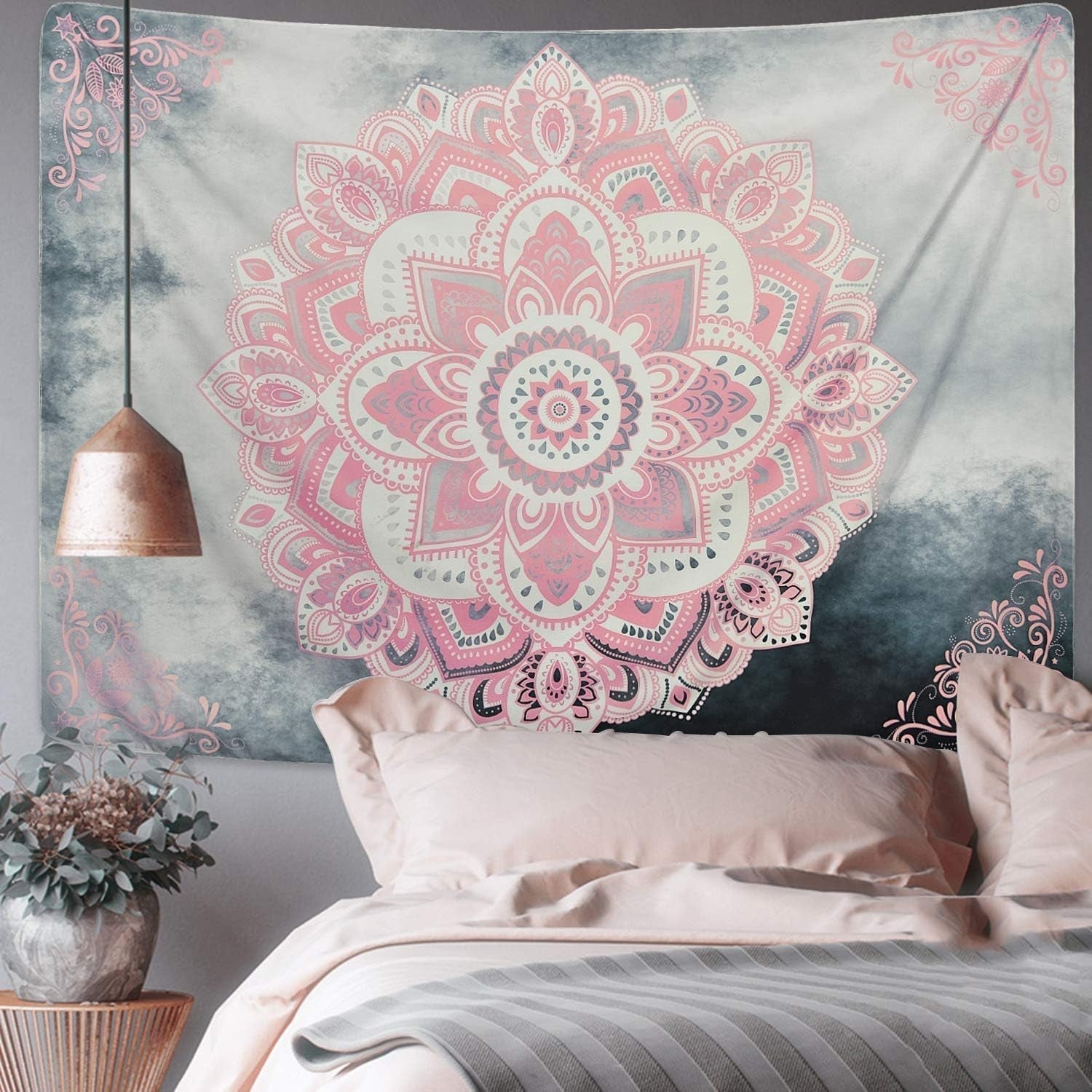 Tapiz alishomtll mandala indio bohemio lienzo Hogar - Accesorios y Decoración Naty Shop