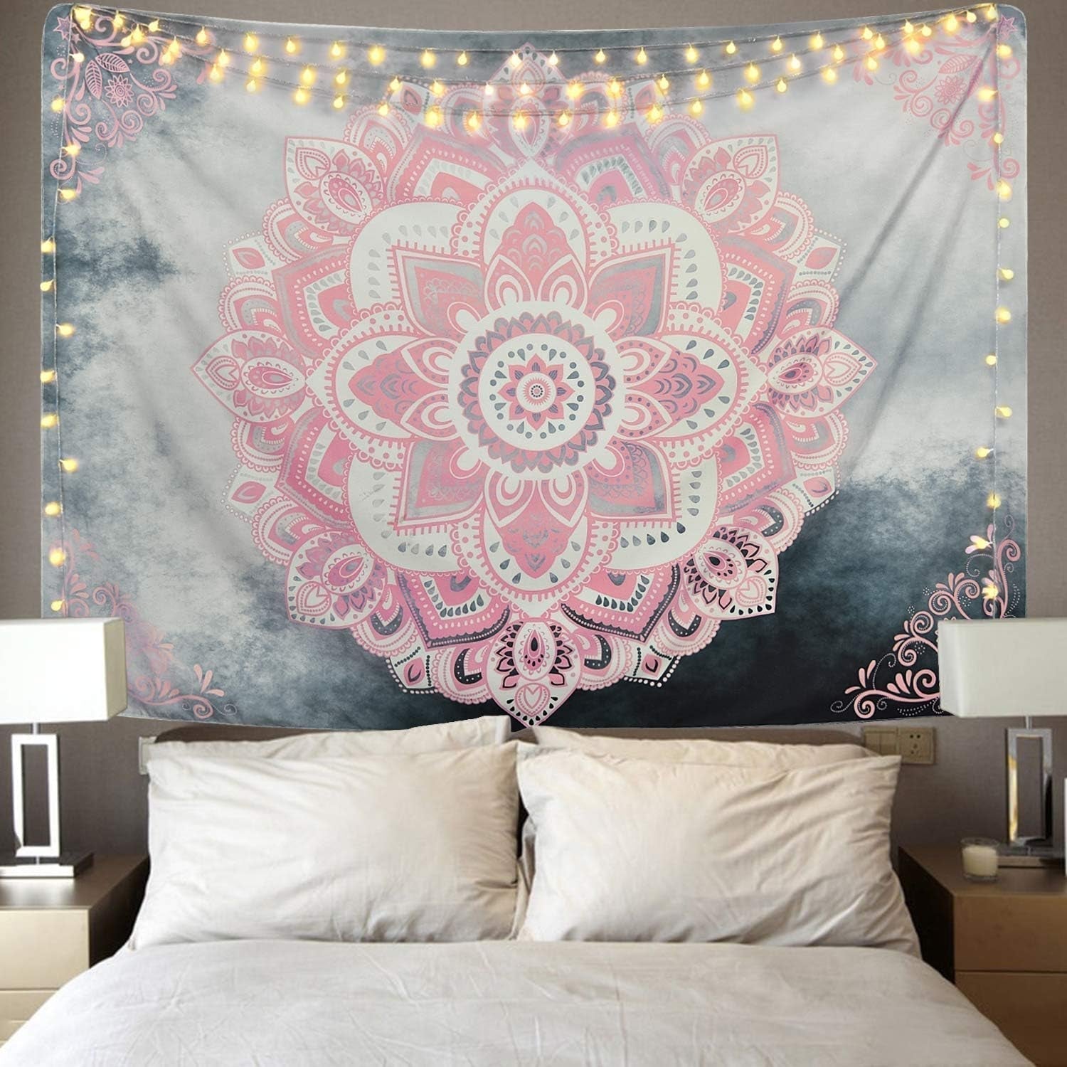 Tapiz alishomtll mandala indio bohemio lienzo Hogar - Accesorios y Decoración Naty Shop