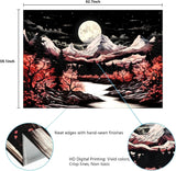 Tapiz alishomtll escena de montaña luna bosque montañas Hogar - Accesorios y Decoración Naty Shop