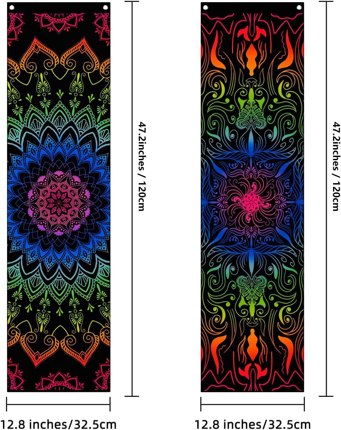 Tapiz alishomtll pack mandala bohemio reactivo vertical Hogar - Accesorios y Decoración Naty Shop