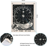 Tapiz alishomtll tarot set sol luna estrellas Hogar - Accesorios y Decoración Naty Shop