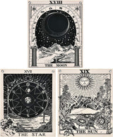 Tapiz alishomtll tarot set sol luna estrellas Hogar - Accesorios y Decoración Naty Shop