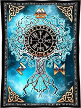 Tapiz de arte vikingo nórdico vikingo Hogar - Accesorios y Decoración Naty Shop Default Title