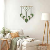 Tapiz tapiz astnico tejido hojas verdes Hogar - Accesorios y Decoración Naty Shop
