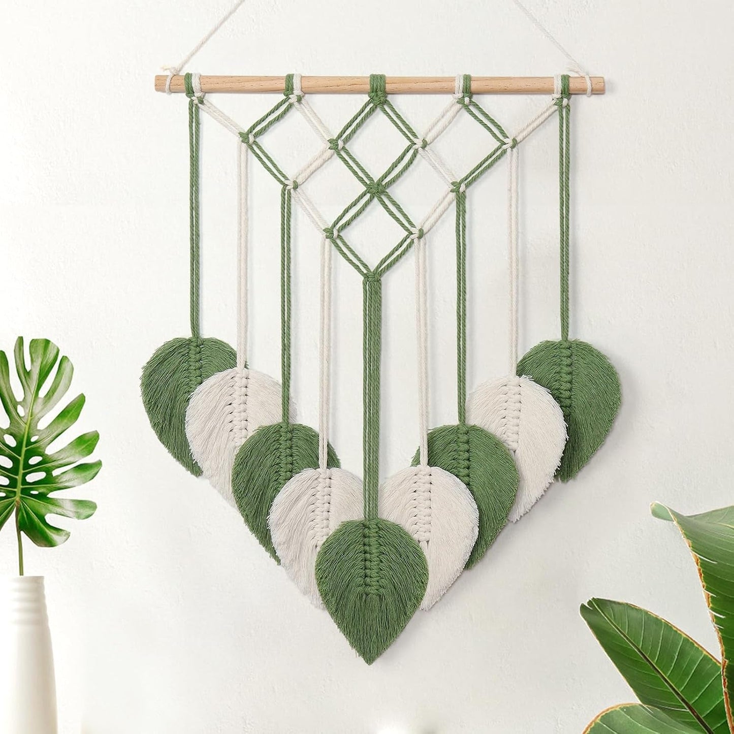 Tapiz tapiz astnico tejido hojas verdes Hogar - Accesorios y Decoraciones Naty Shop Saludos