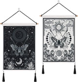 Tapiz betylfoy piezas tapices pequeños lentejuelas sol luna Hogar - Accesorios y Decoraciones Naty Shop Lunar Eclipse