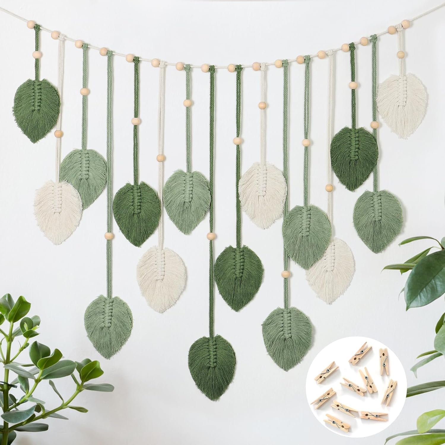 Tapiz betylfoy para colgar en la pared hoja grande deco Hogar - Accesorios y Decoración Naty Shop Saludos