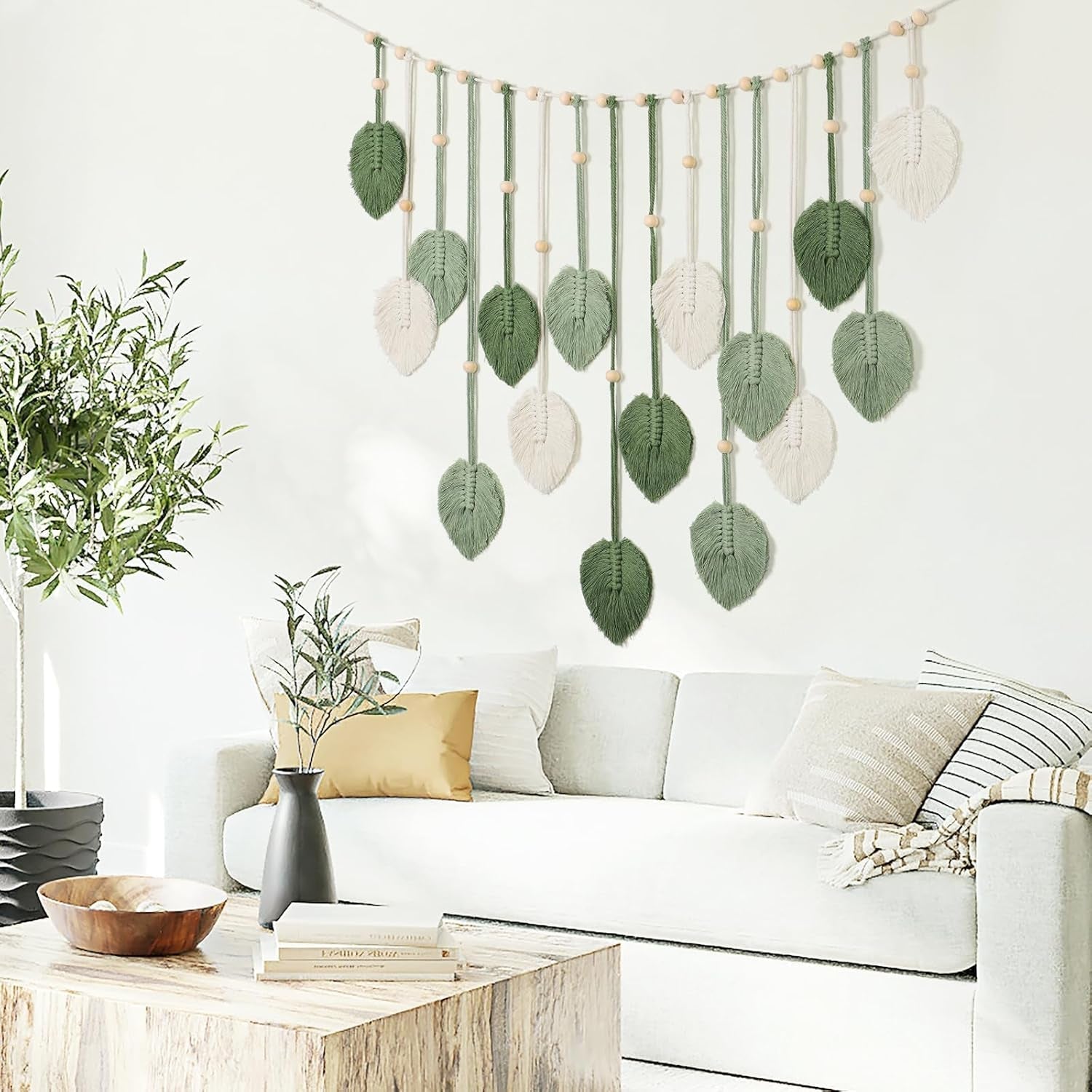 Tapiz betylfoy para colgar en la pared hoja grande deco Hogar - Accesorios y Decoración Naty Shop