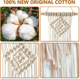 Pieza de tapiz colgante tejido a mano chic Hogar - Accesorios y Decoración Naty Shop