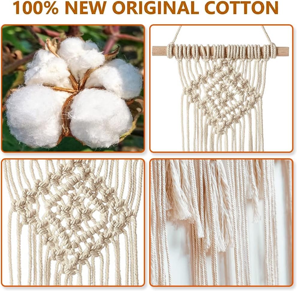 Pieza de tapiz colgante tejido a mano chic Hogar - Accesorios y Decoración Naty Shop