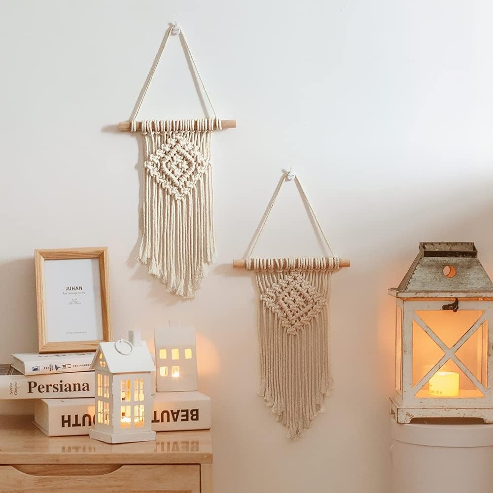 Pieza de tapiz colgante tejido a mano chic Hogar - Accesorios y Decoración Naty Shop