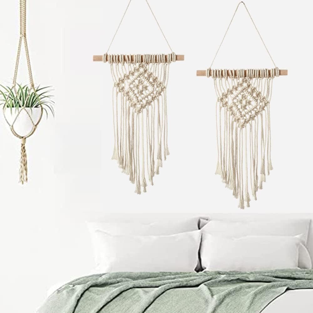 Pieza de tapiz colgante tejido a mano chic Hogar - Accesorios y Decoración Naty Shop