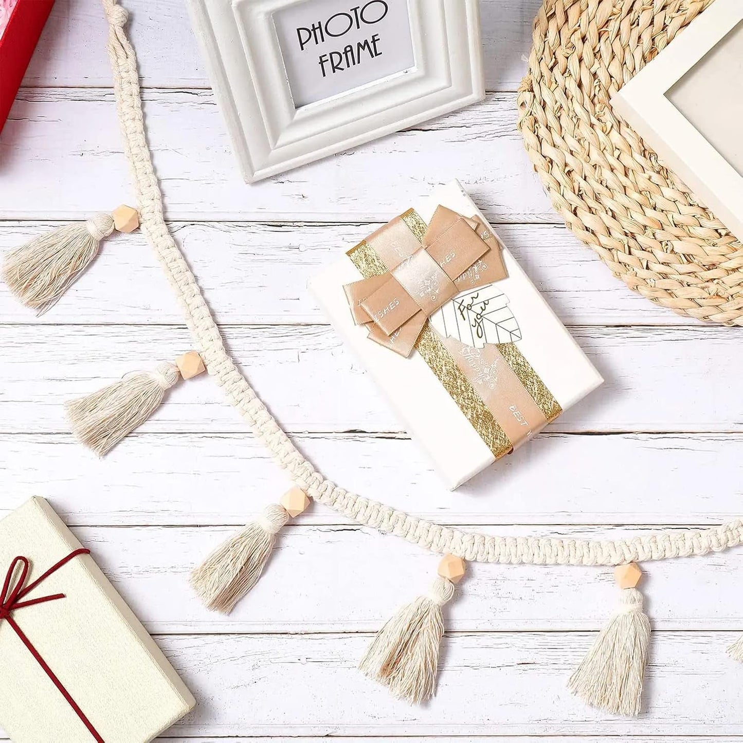 Piezas de tapiz flecos guirnalda pancarta telas de algodón Hogar - Complementos y Decoración Naty Shop