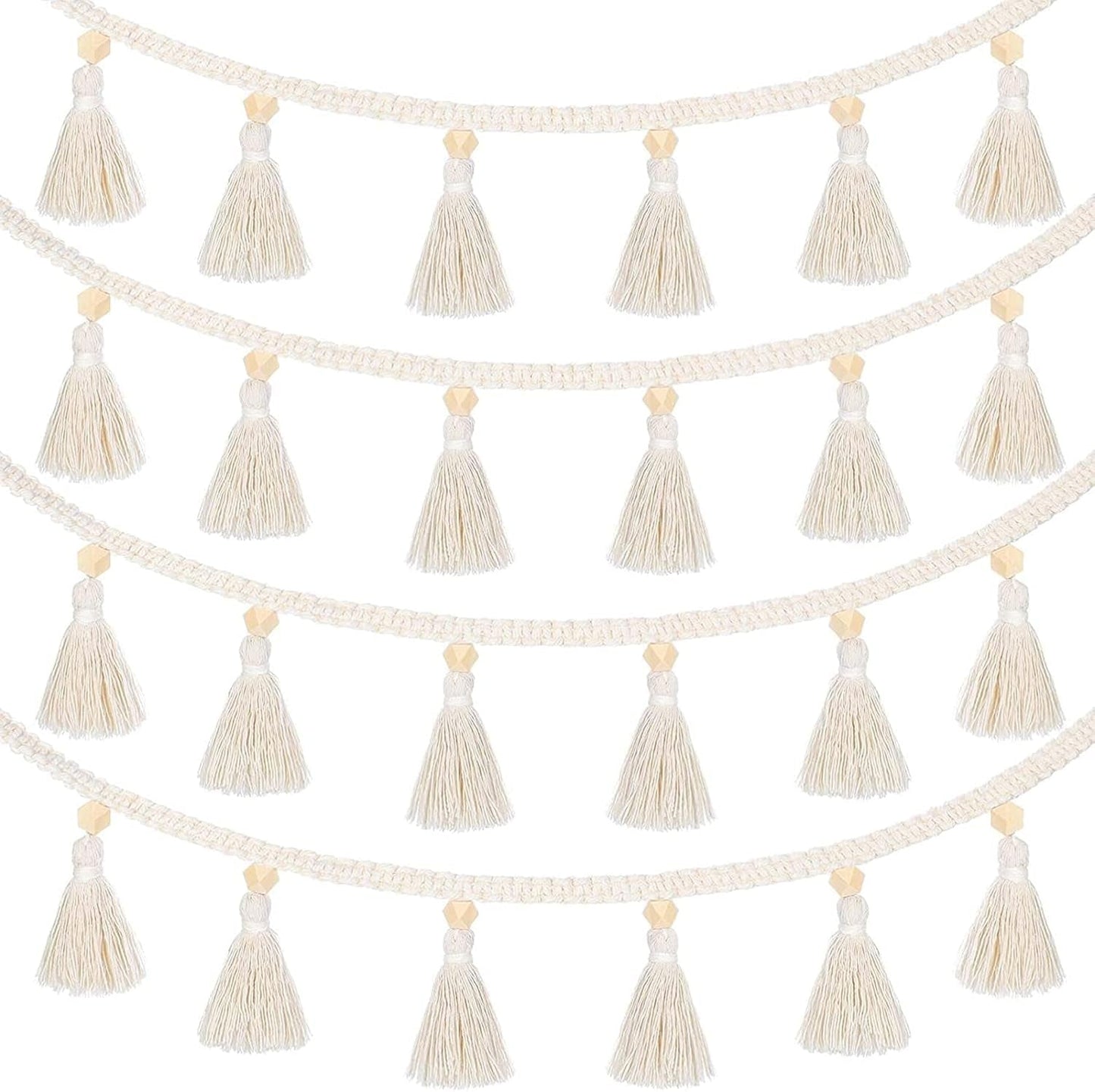 Piezas de tapiz flecos guirnalda pancarta telas de algodón Inicio - Complementos y Decoración Naty Shop Default Title