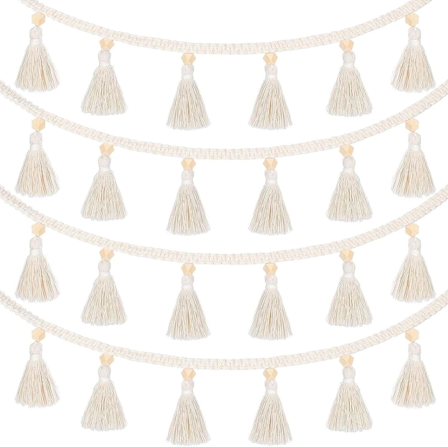 Piezas de tapiz flecos guirnalda pancarta telas de algodón Inicio - Complementos y Decoración Naty Shop Default Title