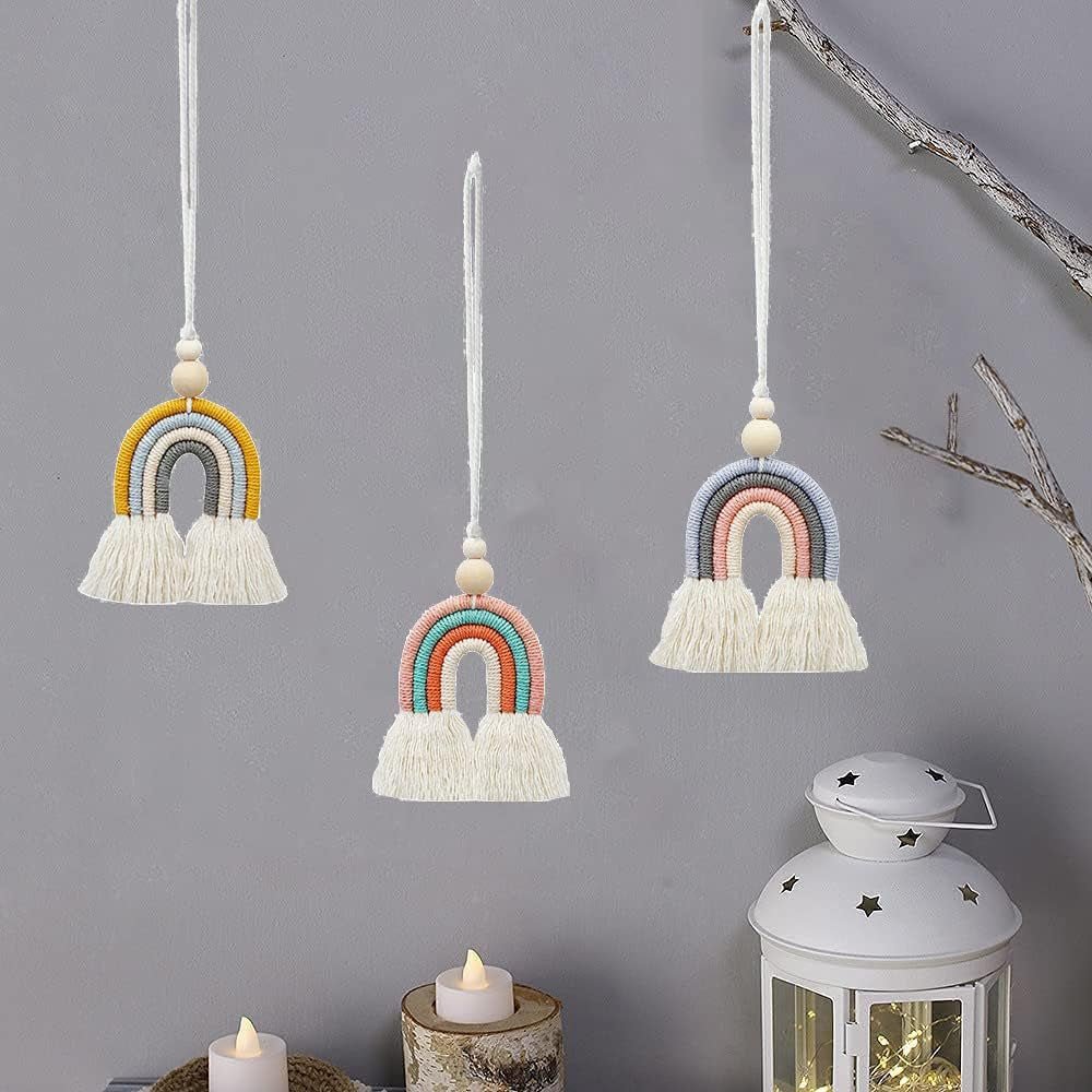 Tapiz de piezas tejidas a mano arcoiris14 habitación infantil pared arcoiris14 Casa arcoiris - Accesorios y Decoraciones Naty Shop