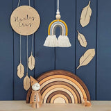 Tapiz de piezas tejidas a mano arcoiris14 habitación infantil pared arcoiris14 Casa arcoiris - Accesorios y Decoraciones Naty Shop