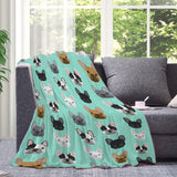 Tapiz de bulldog francés con motivo estampado delante de la casa - Accesorios y Decoración Naty Shop