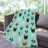 Tapiz de bulldog francés con motivo estampado delante de la casa - Accesorios y Decoración Naty Shop