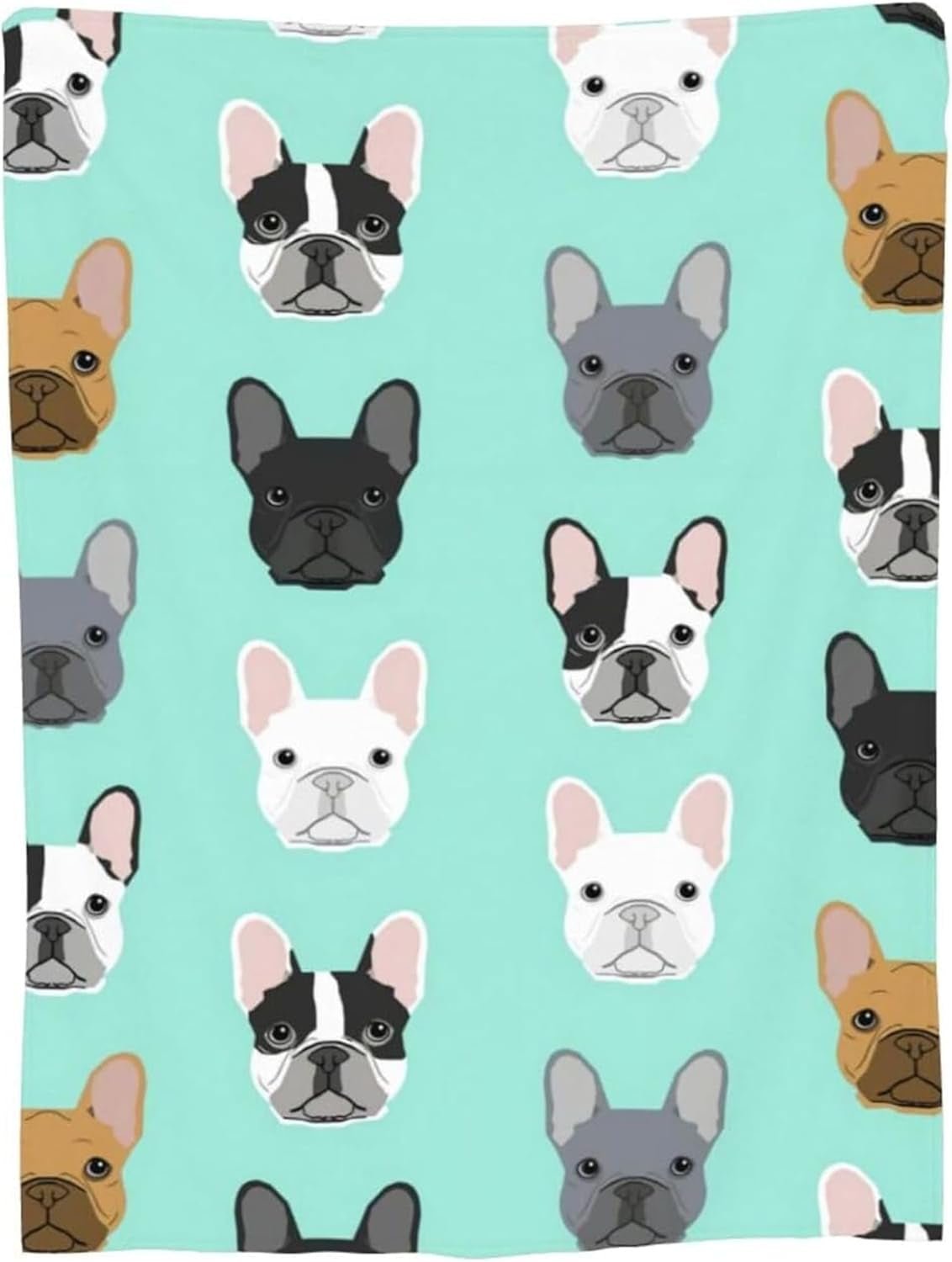 Tapiz bulldog francés motivo estampado frontal Inicio - Accesorios y Decoraciones Naty Shop Default Title