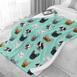 Tapiz de bulldog francés con motivo estampado delante de la casa - Accesorios y Decoración Naty Shop