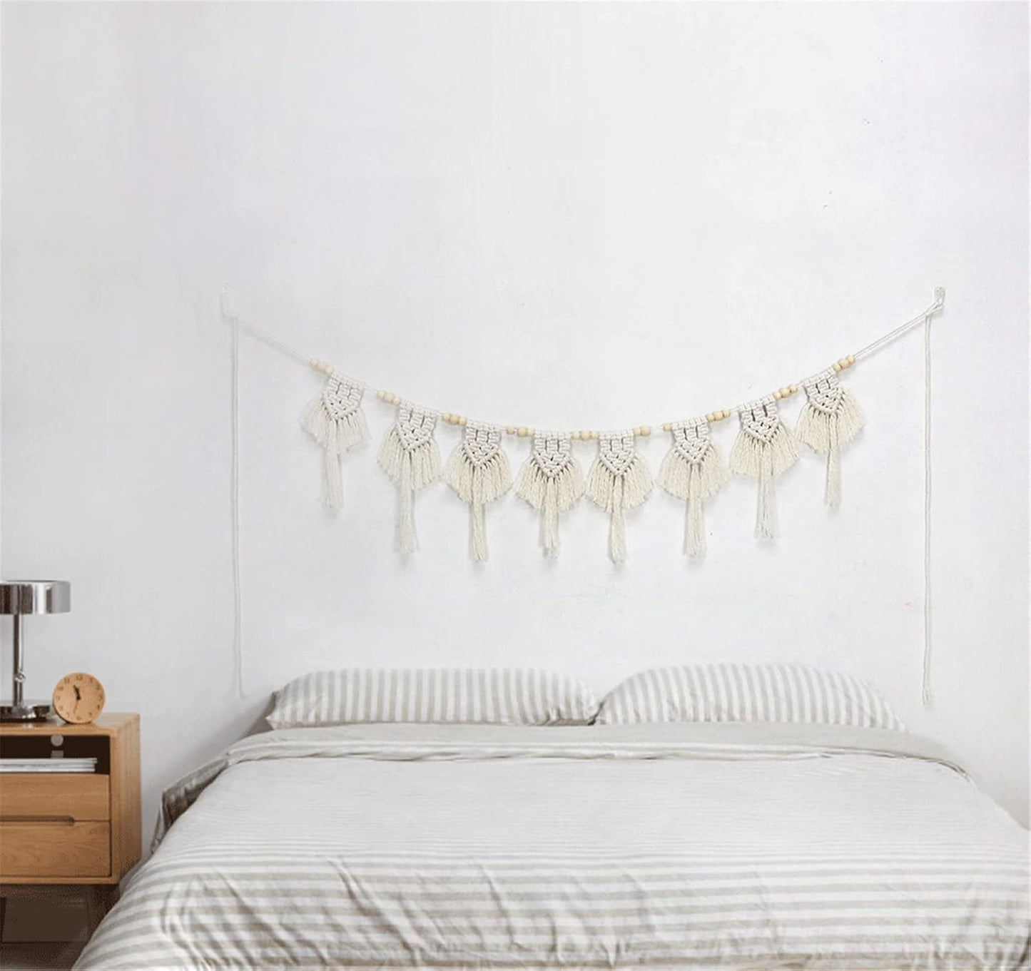 Tapiz de algodón con borlas, banderín plano tejido Hogar - Accesorios y Decoración Naty Shop