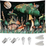 Tapiz setas de la selva colgando caracoles del bosque Hogar - Accesorios y Decoración Naty Shop
