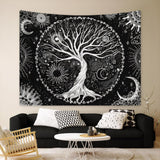 Tapiz árbol vida sol luna Casa - Accesorios y Decoraciones Naty Shop
