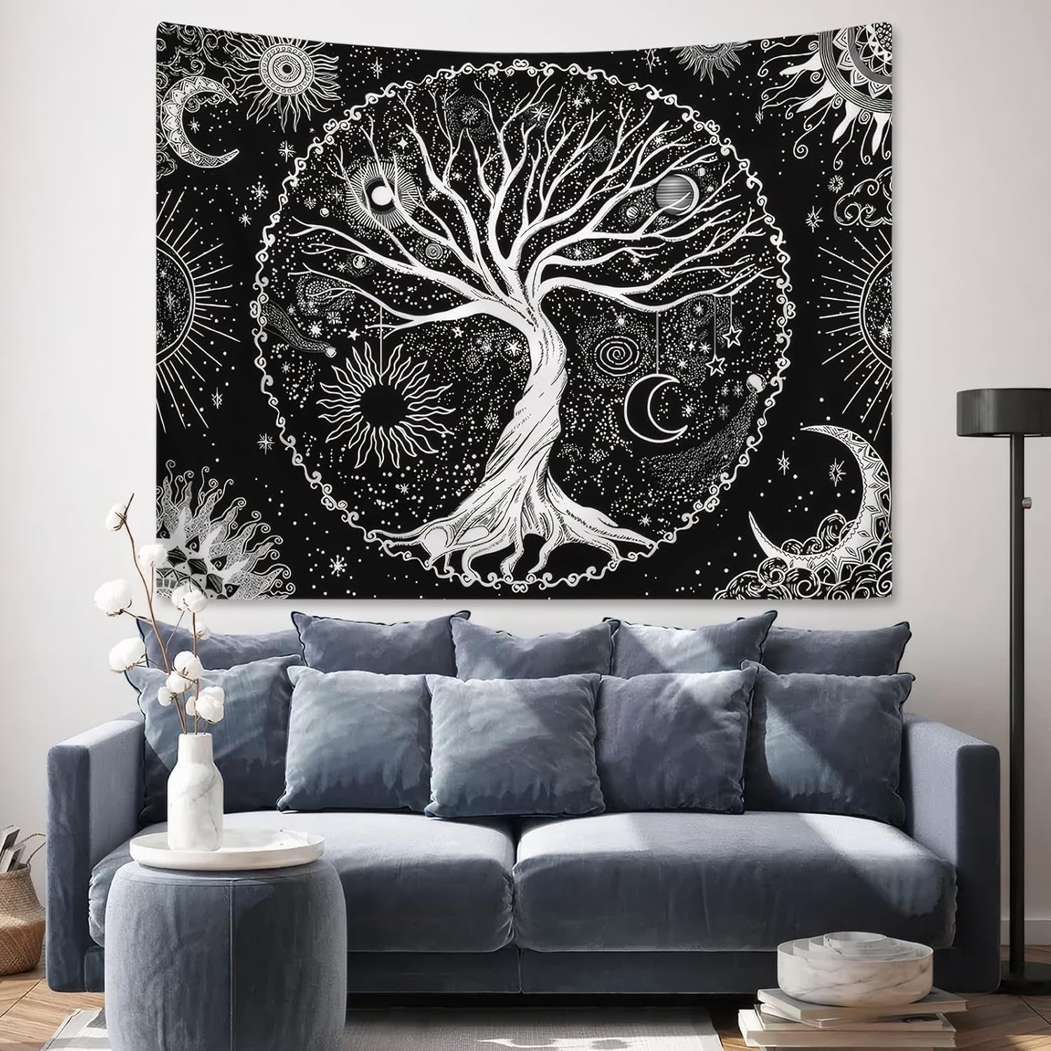 Tapiz árbol vida sol luna Casa - Accesorios y Decoraciones Naty Shop