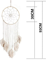 Tapiz deco atrapasueños tejido blanco decoración de pared Hogar - Accesorios y Decoraciones Naty Shop