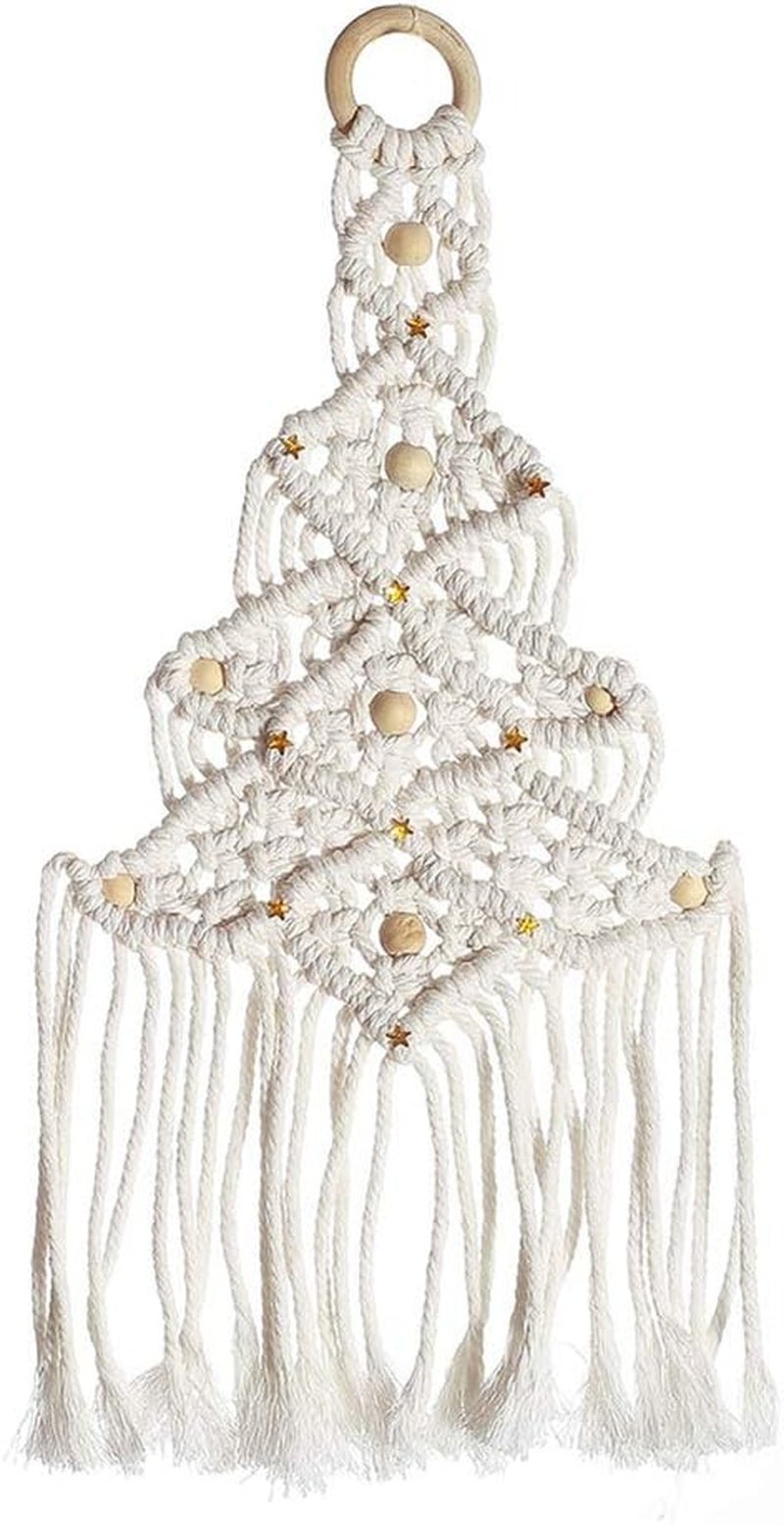 Tapiz deco atrapasueños tejido blanco decoración de pared Hogar - Accesorios y Decoraciones Naty Shop Árbol de Navidad
