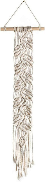 Tapiz deco atrapasueños tejido blanco decoración de pared Hogar - Accesorios y Decoraciones Naty Shop Tira larga