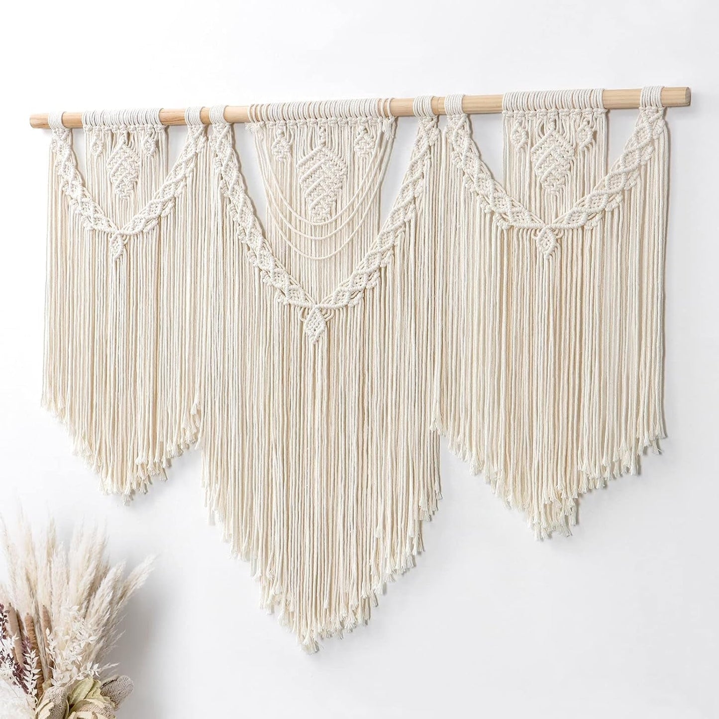 Dremisland tapiz grande deco tejido beige Hogar - Accesorios y Decoración Naty Shop Frunza