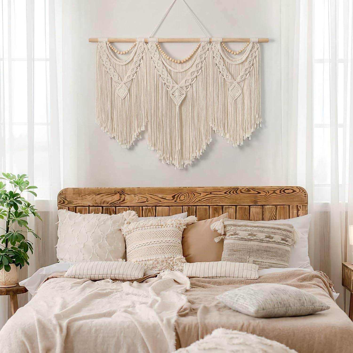 Tapiz dremisland grande deco tejido beige Casa - Accesorios y Decoraciones Naty Shop