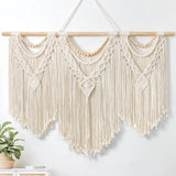 Tapiz dremisland grande deco tejido beige Hogar - Accesorios y Decoración Naty Shop Abalorios de madera