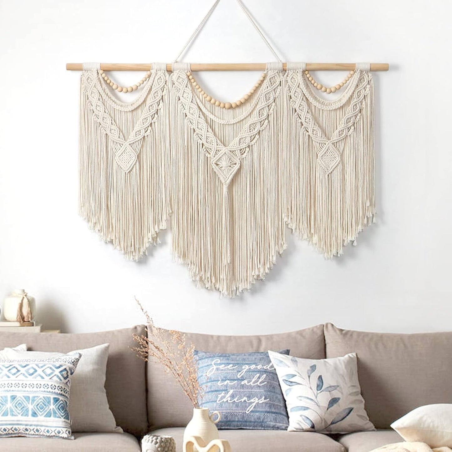 Tapiz dremisland grande deco tejido beige Casa - Accesorios y Decoraciones Naty Shop